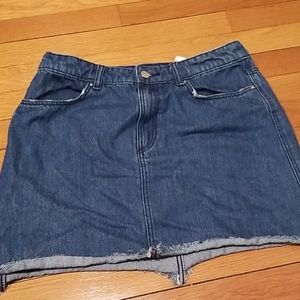 H&M High Waisted Denim Skirt